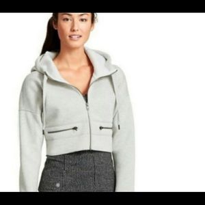 Athleta cropped zip hoodie